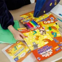 Набор первоклассника 40 предметов Calligrata &laquo;Тачка&raquo;, в папке