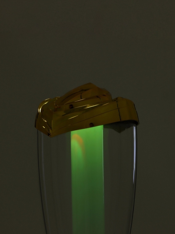 Башня пивная «Вавилон голд», 3 л, ёмкость для льда, подсветка, пластик, золотистый Башня пивная «Вавилон голд», 3 л, ёмкость для льда, подсветка, пластик, золотистый