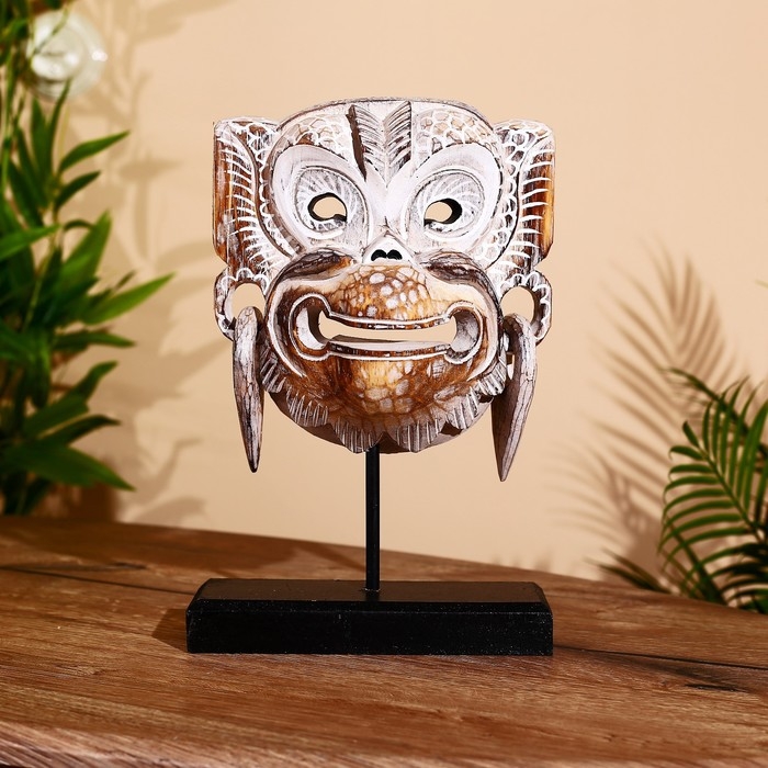 Маска Маска "Хануман" на подставке, албезия 30 см