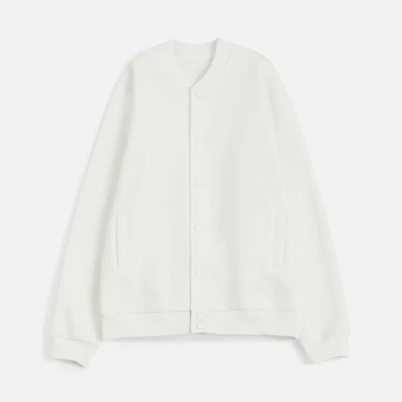 Бомбер унисекс AtmosWear, молочно-белый, размер S