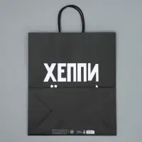 Пакет подарочный крафтовый, упаковка, &laquo;Пездей тебе&raquo;, 28&times;32&times;15 см
