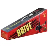Самокат GRAFFITI Drive, колёса PU 110/75 мм, ABEC 7, красный