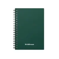 Тетрадь на спирали ErichKrause. Classic А6, 60 листов, в клетку, пластиковая обложка, блок офсет, МИКС