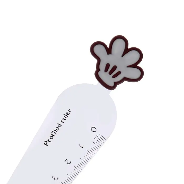 Линейка 12 см Линейка 12 см "Лапка, Морковка", пластик, МИКС