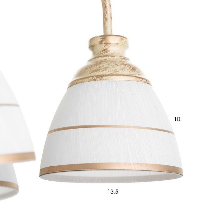 Люстра Люстра "Дэфия" 5хЕ27 40Вт золото 57х57х40 см BayerLux