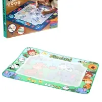 Коврик для рисования водой "Зверята" 2 маркера