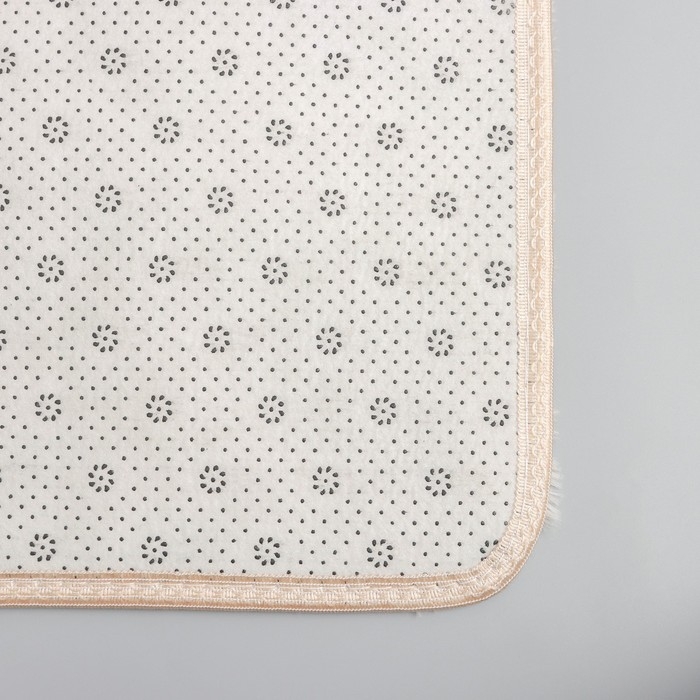 Коврик для дома Доляна «Пушистик», 40×60 см, цвет бежевый Коврик для дома Доляна «Пушистик», 40×60 см, цвет бежевый