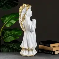 Фигура гипс &laquo;Ангел молящийся большой&raquo;, белый с золотом, 53&times;30&times;20 см