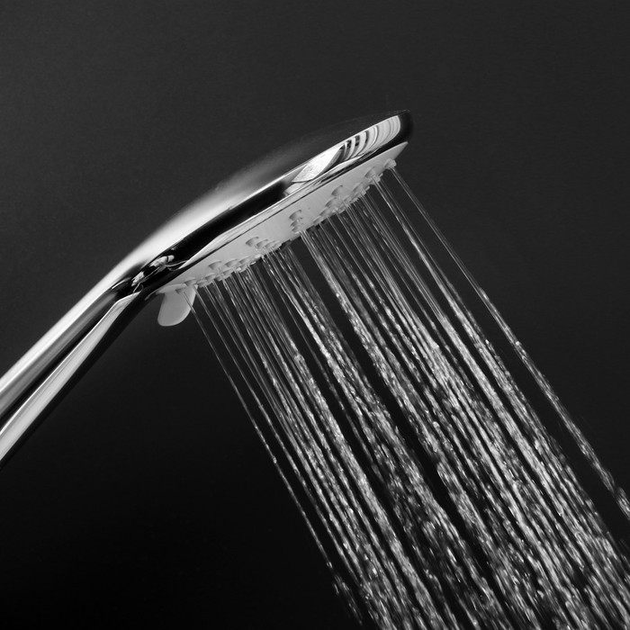 Душевая лейка ZEIN Z0211, 3 режима, большая, пластик, цвет хром Душевая лейка ZEIN Z0211, 3 режима, большая, пластик, цвет хром