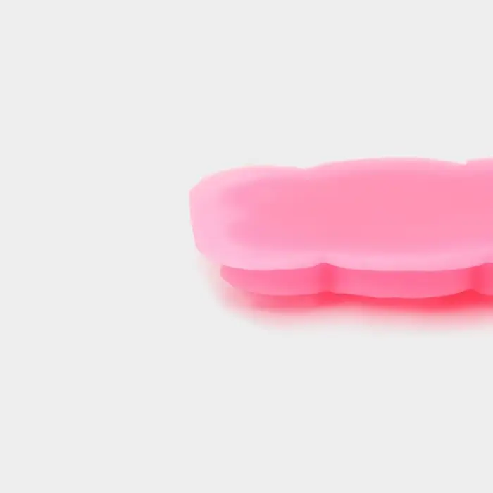 Молд для заливки «Орешки», силикон, 9×6.5×1.5 см, розовый