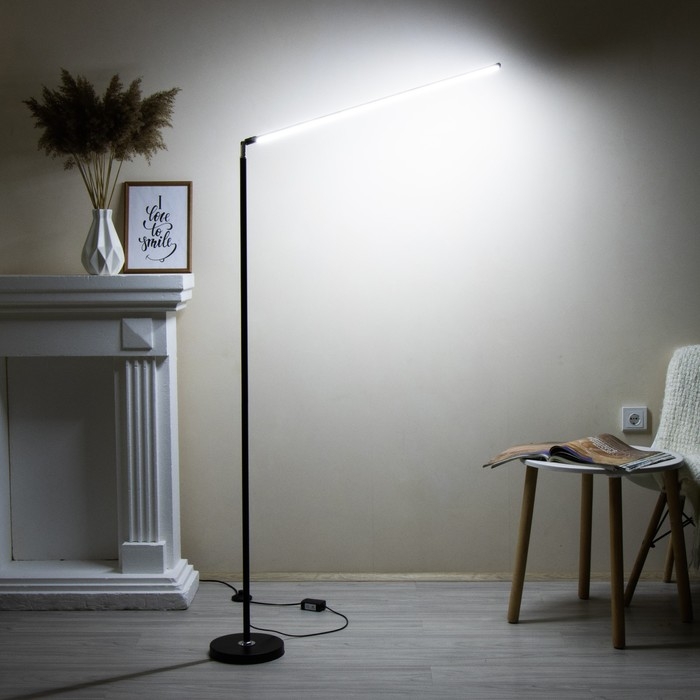 Торшер  Торшер "Луч" LED 20Вт 4000К черный 100х150 см