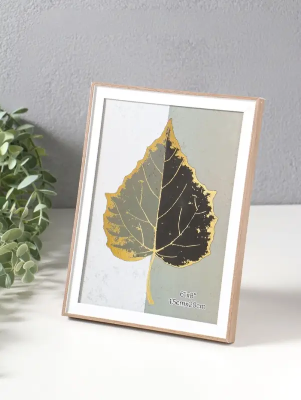 Фоторамка пластик 15х20 см "Современная классика" беж и белый 20,8х15,8х1,5 см