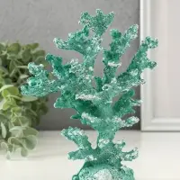 Сувенир полистоун "Коралл голубой" 14,5х5,5х17,5 см Сувенир полистоун "Коралл голубой" 14,5х5,5х17,5 см