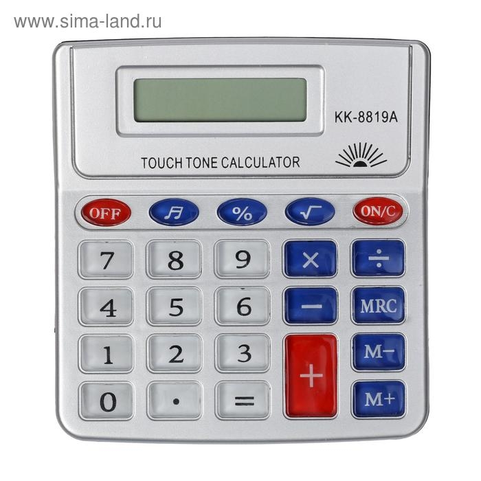 Калькулятор настольный, 8 - разрядный, KK - 8819А, с мелодией Калькулятор настольный, 8 - разрядный, KK - 8819А, с мелодией