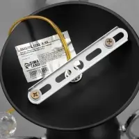 Светильник потолочный BayerLux &laquo;Марианна&raquo;, люстра 8хЕ27, 40 Вт, чёрный, 77&times;77&times;33 см