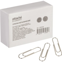 Скрепки никелированные, 28мм, негофрир., 100 шт/уп