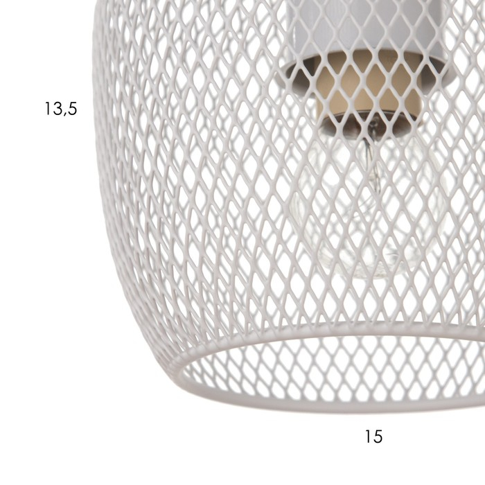 Светильник  Светильник "Бирра" 1xE27 40Вт белый 15х15х100 см.