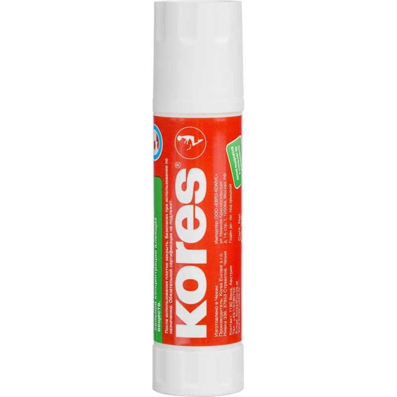 Клей-карандаш 20г KORES 4шт./уп. 14200