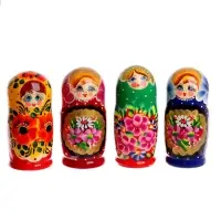 Матрёшка 5 в 1, расписная, МИКС