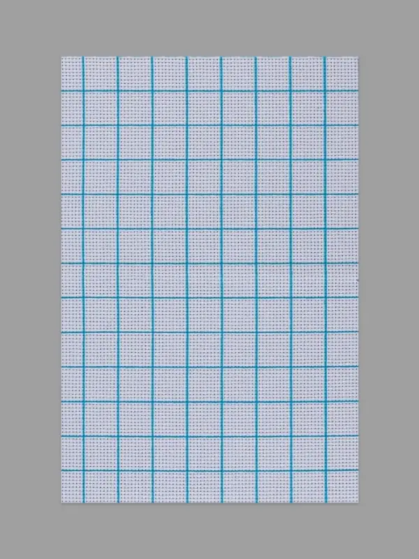 Канва для вышивания, в клетку, №11, 30&times;20 см, белая