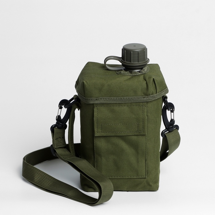 Фляжка туристическая  Фляжка туристическая "Adventure" 2 л, с чехлом, олива
