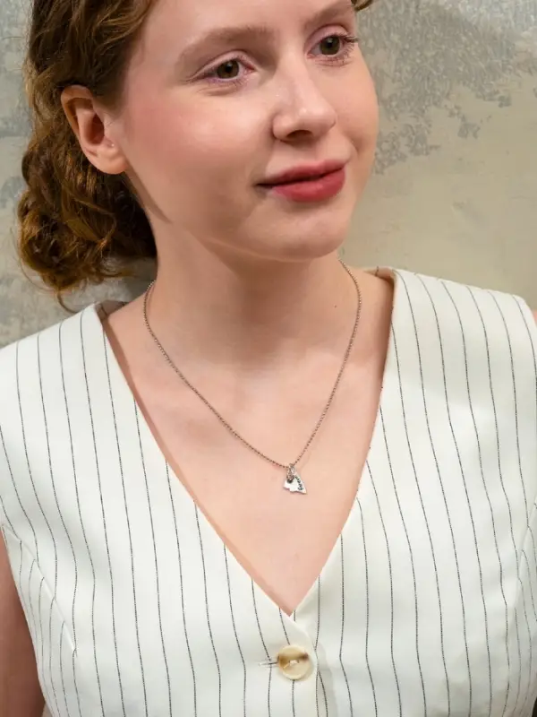 Кулоны парные &laquo;Фантастическая четвёрка&raquo;, 45 см, цветные в серебре