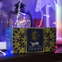 Гирлянда &laquo;Бахрома&raquo; 3&times;0.6 м, IP44, УМС, белая нить, 160 SMD-LED, свечение мульти, 220 В