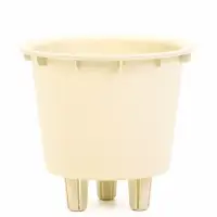 Кашпо со вставкой 1 л d15 см h14 см РАМОНА белый