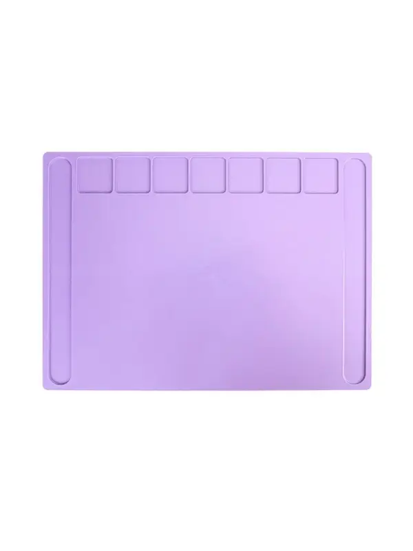 Доска для лепки пластиковая А4 &laquo;Прованс&raquo;, пастельная, с бортиком и отделениями, МИКС