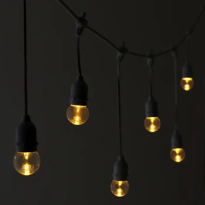 Лампа светодиодная Luazon Lighting, G45, Е27, 1.5 Вт, для белт-лайта, набор 20 шт., свечение тёплое белое
