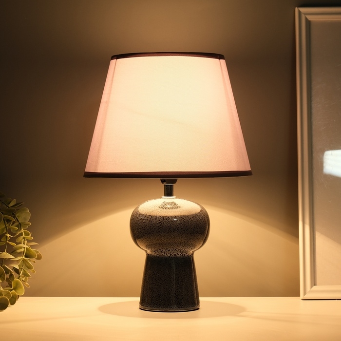 Лампа настольная Лампа настольная "Идея" 1х40Вт Е14 темно-синий 22,5х22,5х33см