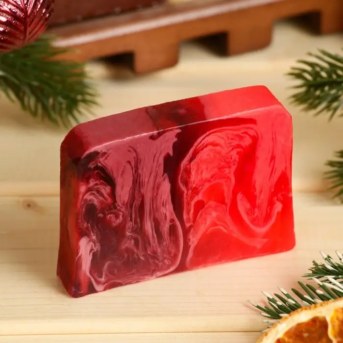 Мыло косметическое &laquo;С Новым годом&raquo;, угольное, 80 г