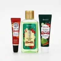 URAL LAB Арома Саунд Набор гель для душа, крем для рук и бальзам для губ, яблоко URAL LAB Арома Саунд Набор гель для душа, крем для рук и бальзам для губ, яблоко