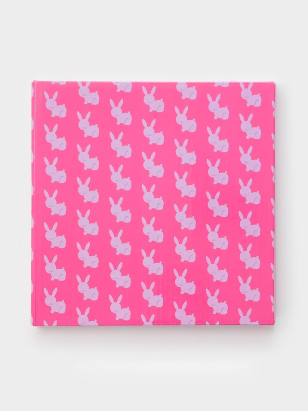 Подставка для яиц 8 ячеек  Подставка для яиц 8 ячеек "Пасха. Кролик с бантиком", 22х22х1 см