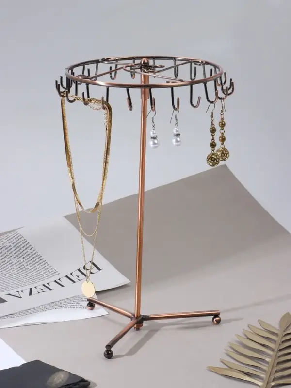 Подставка для украшений &laquo;QF. Вешалка&raquo;, 23 крючка, 21&times;34 см, цвет медный