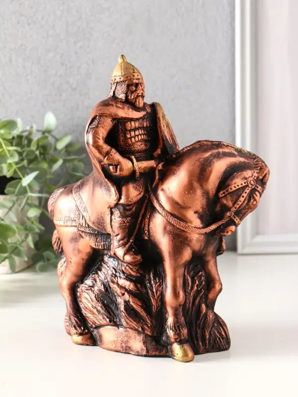 Фигура гипс «Всадник на лошади с мечом», 25×19×11 см Фигура гипс «Всадник на лошади с мечом», 25×19×11 см