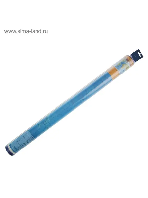 Карта Мира физическая, 120&times;78 см, 1:25 млн, интерактивная, ламинированная