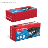 Степлер ErichKrause ECO, № 24/6 и 26/6, до 30 листов, чёрный