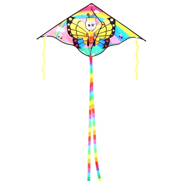 Воздушный змей «Бабочка» с леской Воздушный змей «Бабочка» с леской