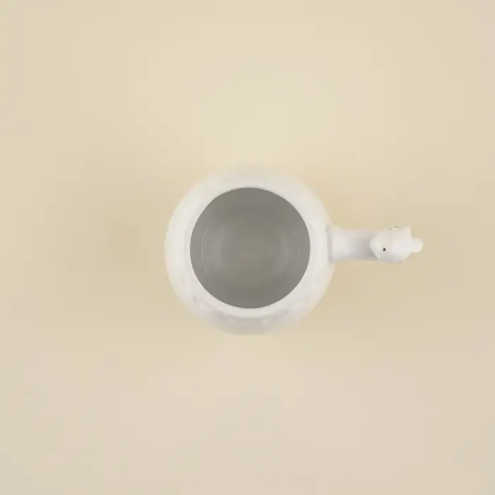 Кружка SL Home &laquo;Пасхальные кролики&raquo;, 500 мл, доломит, белая