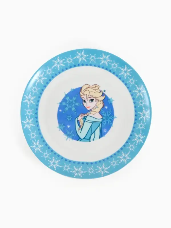 Набор посуды керамической детской, 3 предмета: кружка 200 мл, тарелка 19 см, салатник 250 мл, Холодное сердце