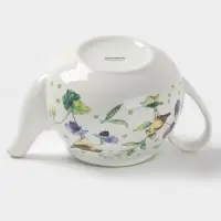 Заварочный чайник Доляна &laquo;Зелёный сад&raquo;, 900 мл, фарфор, белый