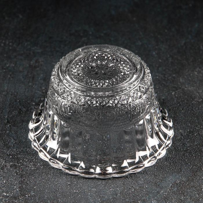Сахарница стеклянная с крышкой Konya, d=12 см