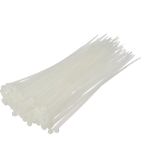 Хомут стяжка нейлоновая Topfort 3х150 (2,5х100 мм) белый 100 шт/уп