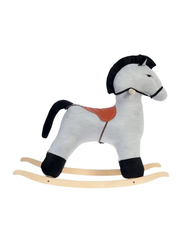 Качалка &laquo;Конь Восток&raquo;, светло - серая, МИКС