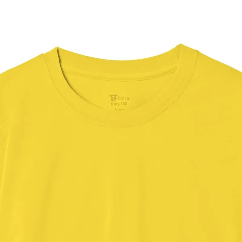 Футболка детская T-Bolka Kids, желтая, 8 лет