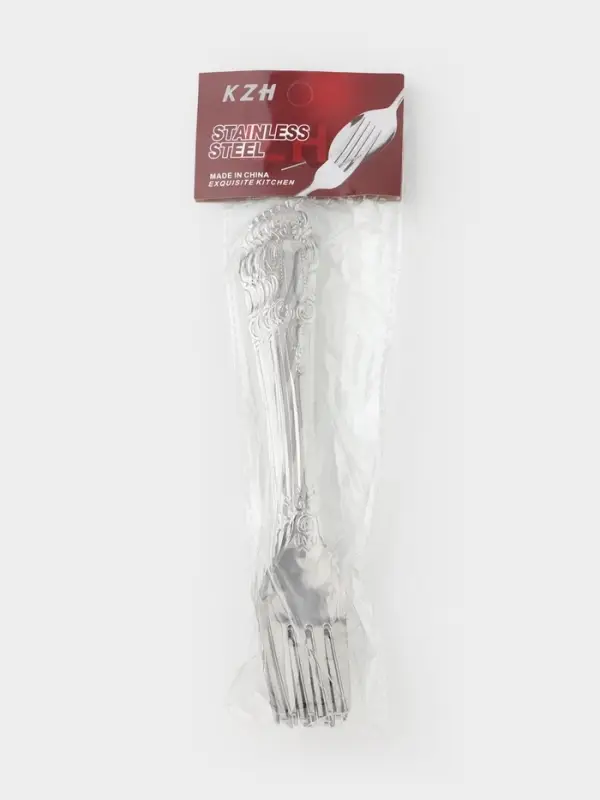 Набор вилок столовых Доляна &laquo;Русиано&raquo;, h=19 см, 12 шт., нержавеющая сталь, серебристый