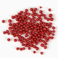 Фигурка для поделок и декора &laquo;Шар&raquo;, набор 80 шт., размер 1 шт. &mdash; 0.5 см, красная