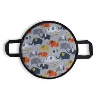 Ледянка мягкая Snow Cat, d=40 см, толщина 2 см, с ручками, МИКС