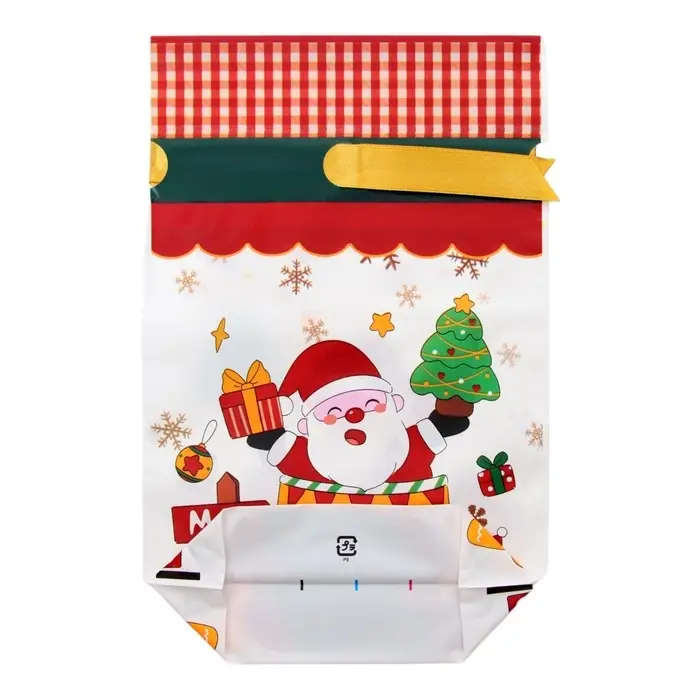 Пакет полиэтиленовый подарочный, с завязками  Пакет полиэтиленовый подарочный, с завязками "Подарки" МИКС, 15х23 см